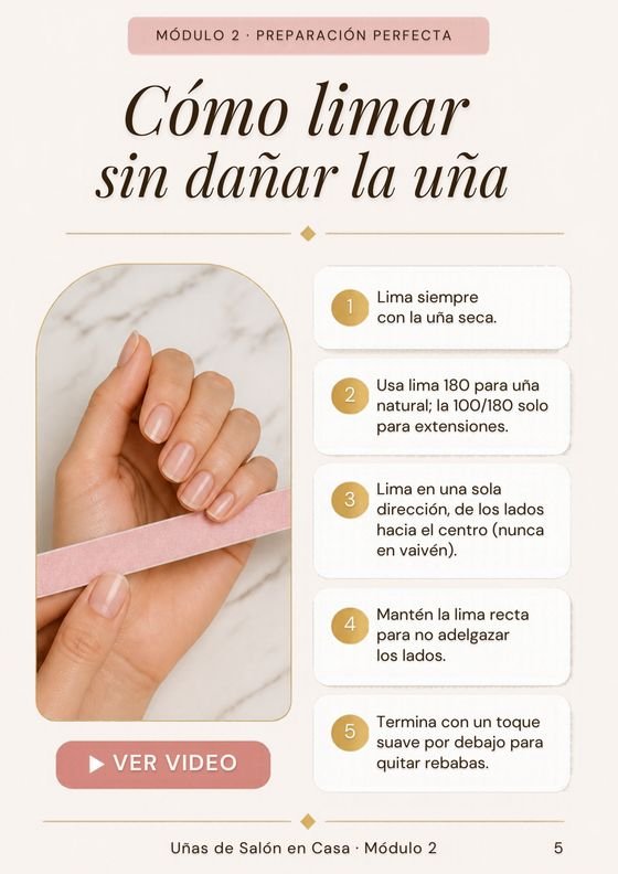 Página cómo limar